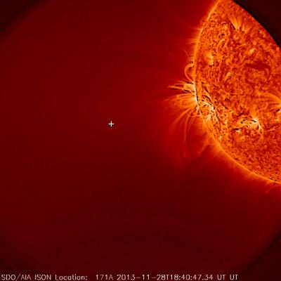 No Comet ISON: NASA's SDO