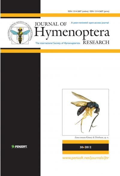 Cover of the Print Version of the <i>Journal of Hymenoptera Research</i> (<i>JHR</i>)