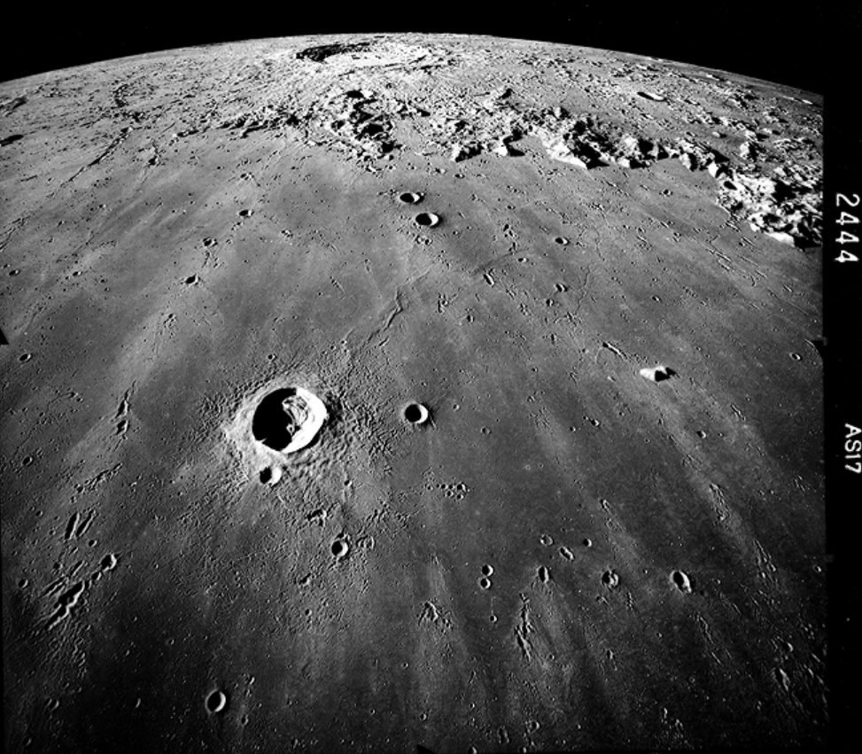 Mare Imbrium taken from Apollo 17 in 1972