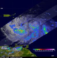 NASA Sees Rainfall in Tropical Storm Isaac