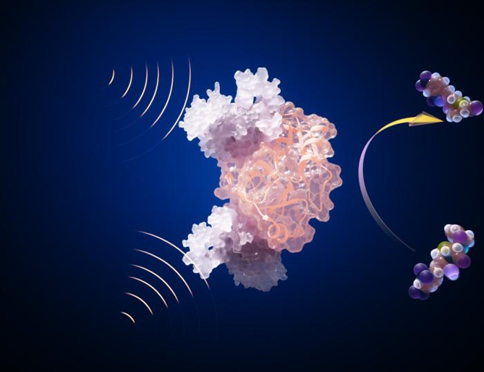 Conceptual artwork of a biosensor.