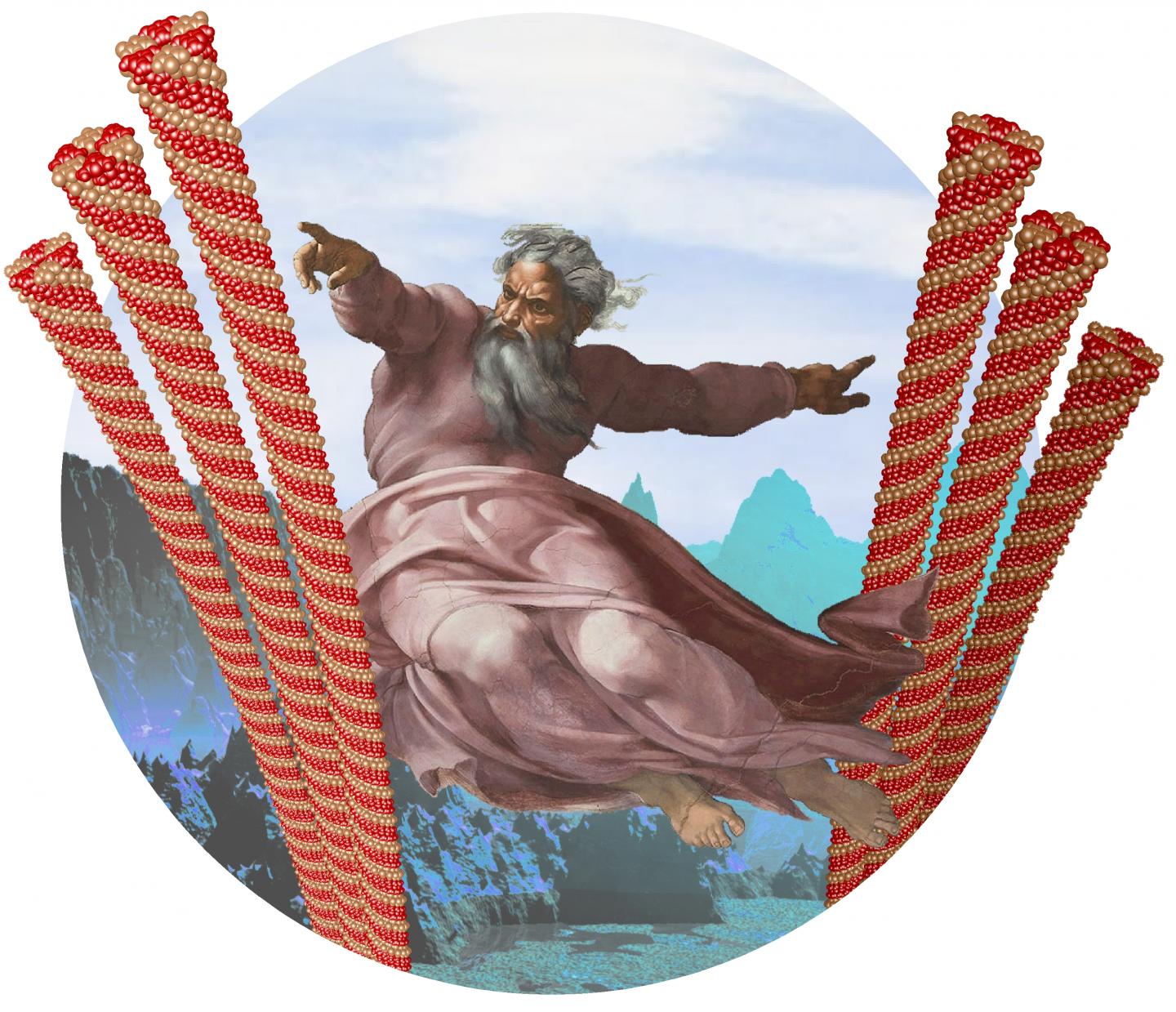 Artwork <em>Angewandte Chemie</em> Chemical Evolution