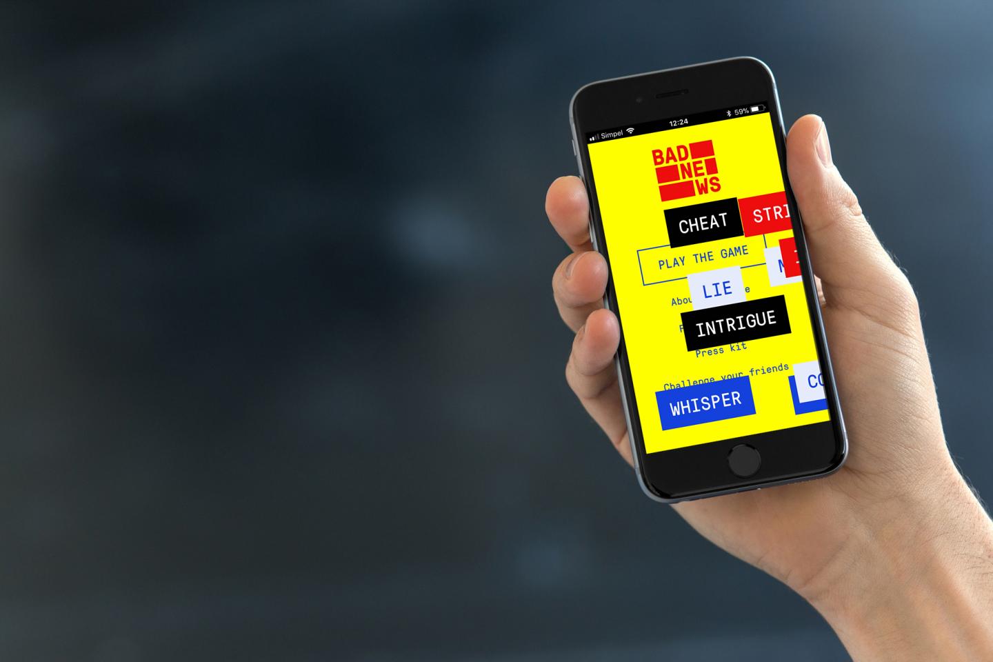 Bad News on a Smartphone Screen