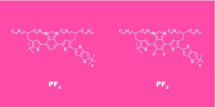 Polymer Chain with and without Fluorine