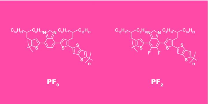 Polymer Chain with and without Fluorine
