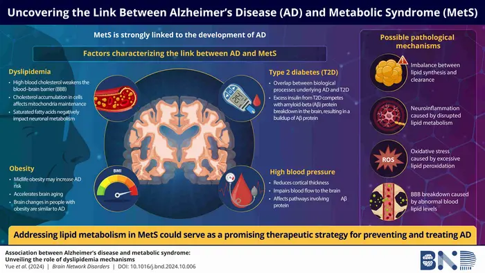 Researchers explore the links between Alzheimer’s disease (AD) and metabolic syndrome