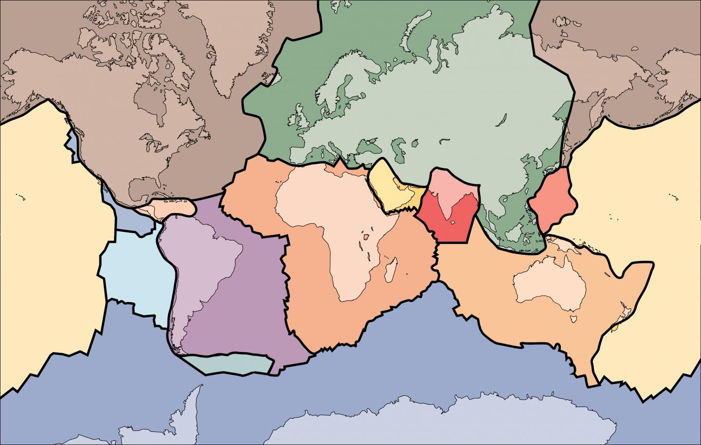 Plate Tectonics -- Modern Earth