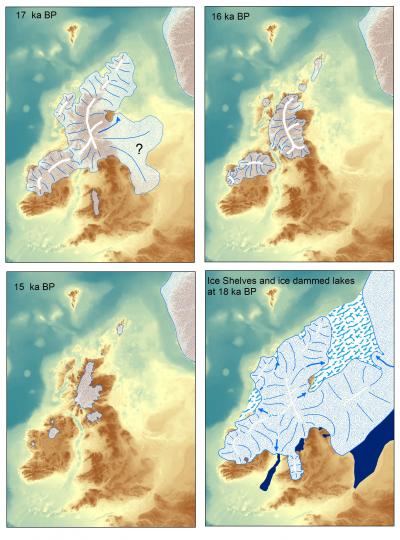 Maps Showing Ice Sheets Melting (2 of 2)