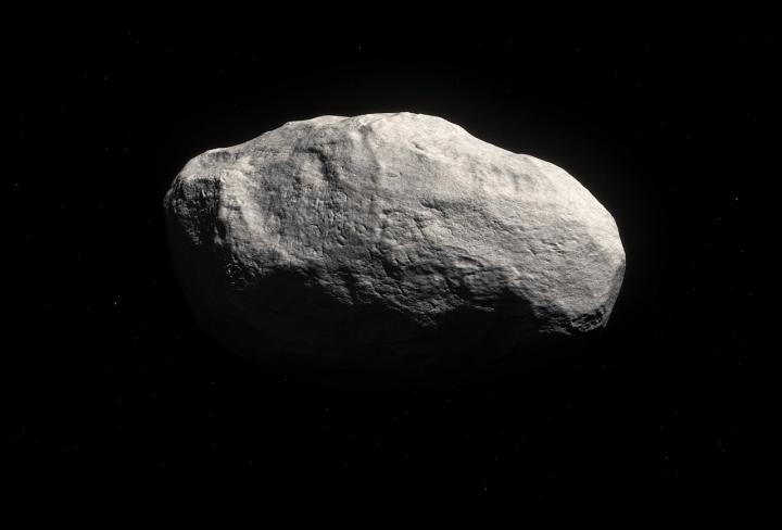 Artist's Impression of the Unique Rocky Comet C/2014 S3 (PANSTARRS)