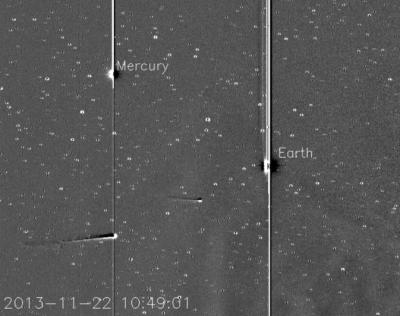 NASA'S STEREO Shows Comet ISON Approaching the Sun