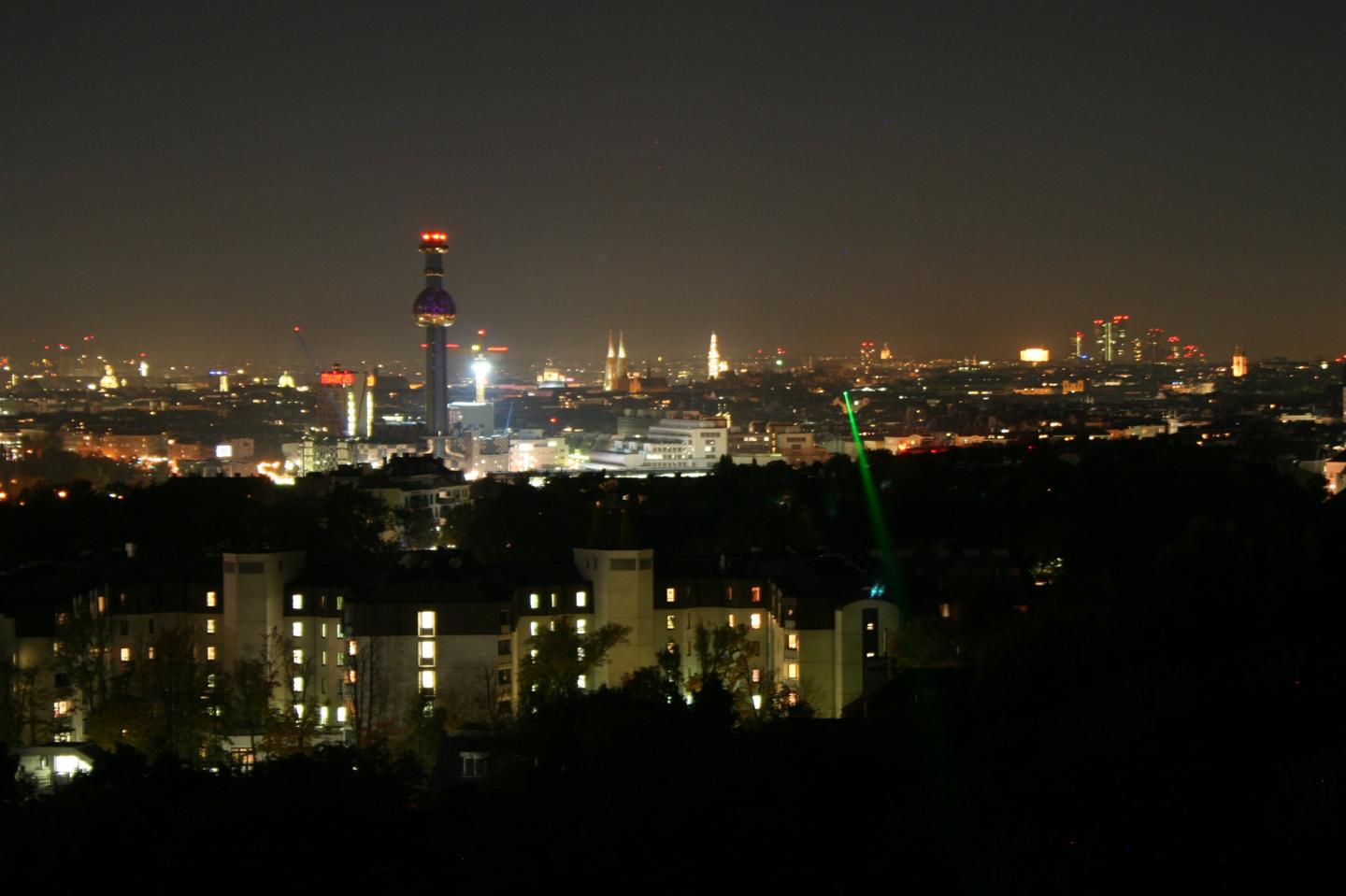 Experiment Performed Over the City of Vienna