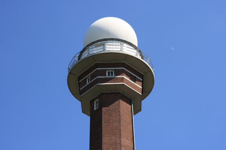 Weather Radar in De Bilt, the Netherlands