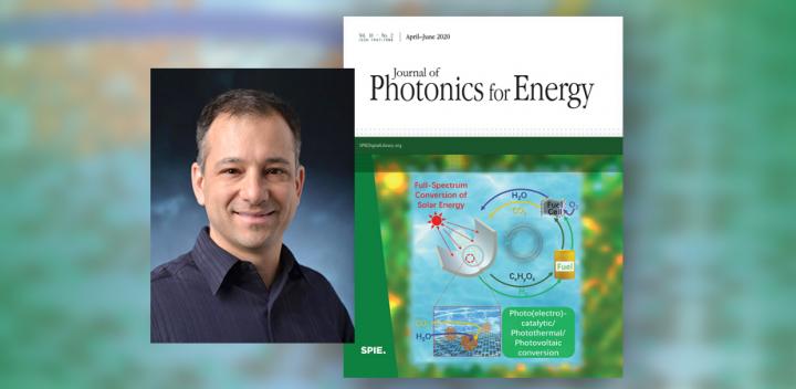 Sean Shaheen is the new editor-in-chief of Journal of Photonics for Energy.