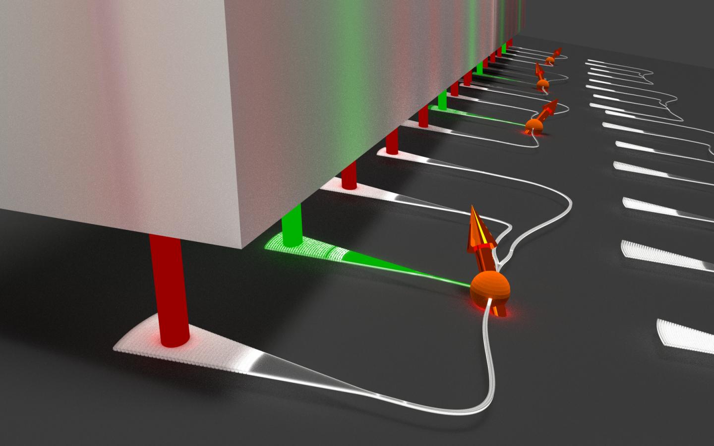 Controlling fully integrated nanodiamonds