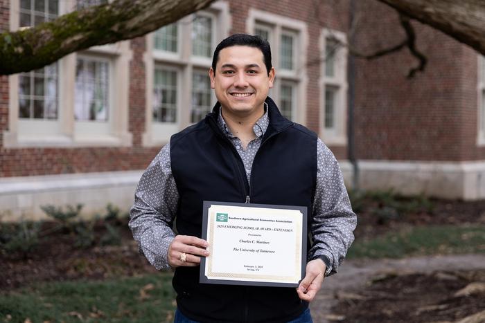 Charles Martinez, assistant professor and Extension specialist in the UT Department of Agricultural and Resource Economics