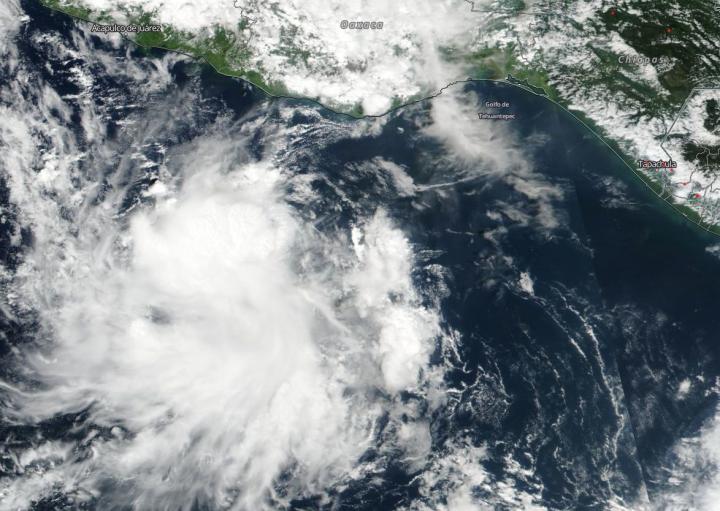 Suomi NPP image of Vicente