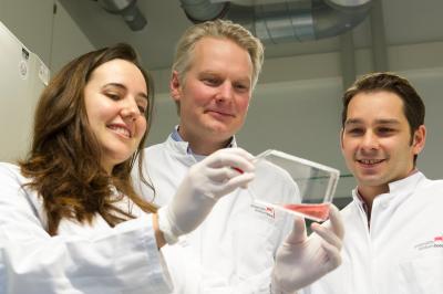 Researchers in the Lab