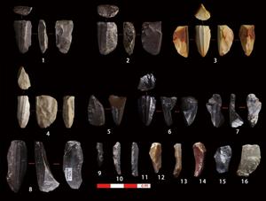 Microblade technology Artifacts found in ND3