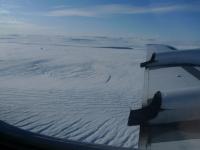 View of Greenland from IceBridge Flight