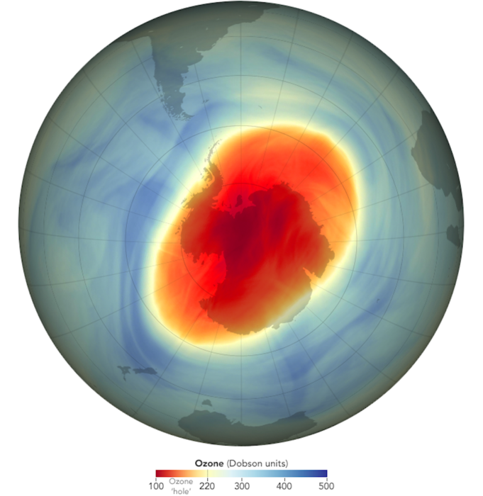 Ozone Hole Continues Shrinking in 2022, NASA and NOAA Scientists Say