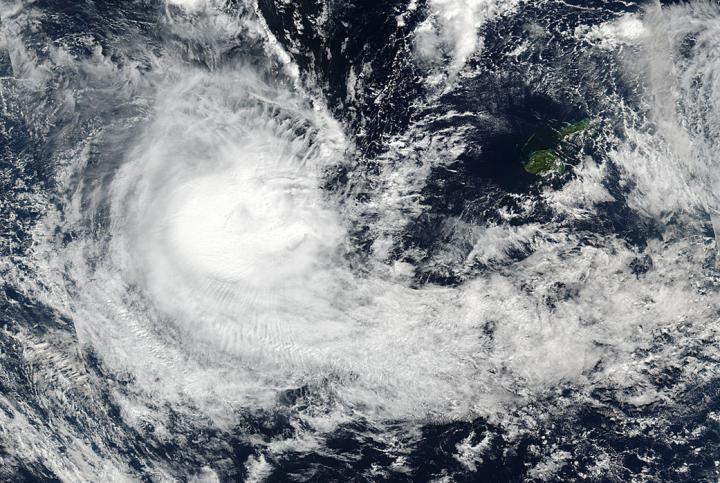 Suomi NPP image of Donna