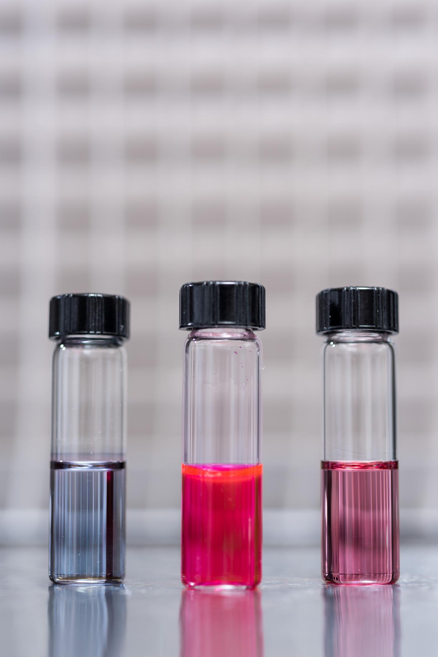 Vials Containing Hairy Nanoparticles