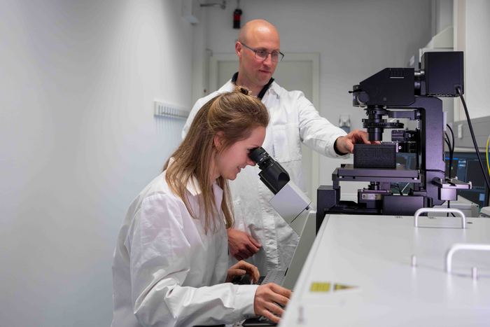 Bochum research team in the lab