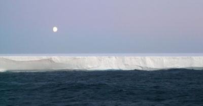 Moon and Iceberg