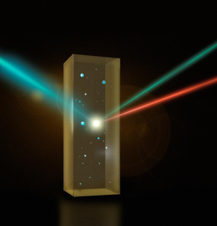 The Interfacial Structure of Water Droplets in a Hydrophobic Liquid