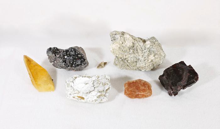 Earth-originating examples of minerals found in Bennu samples.