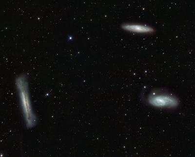 VST's View of the Leo Triplet and Beyond