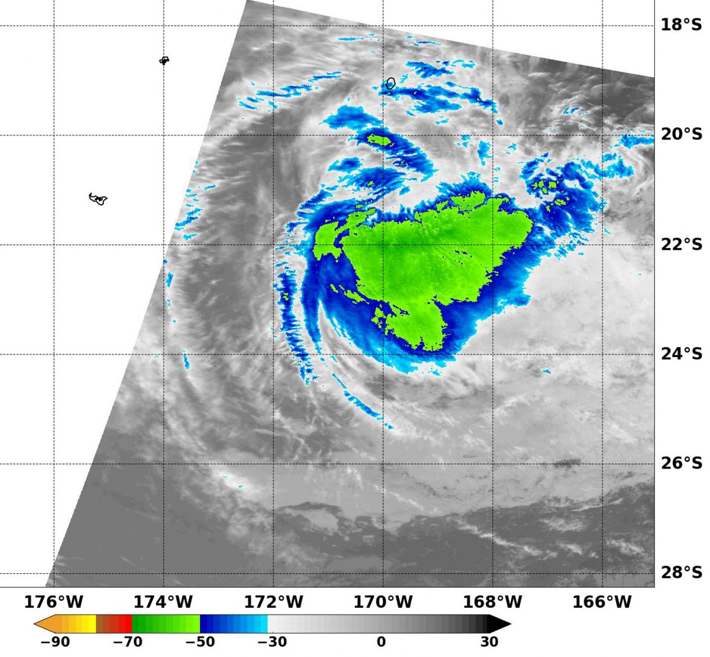 MODIS Image of Victor