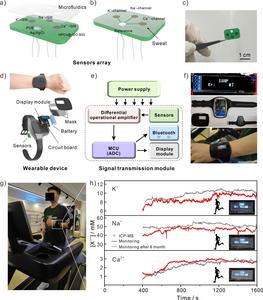 Sweat Sensor Wristwatch Offers Real Time Monitoring of Body Chemistry