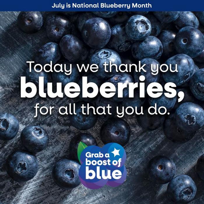 National Blueberry Month