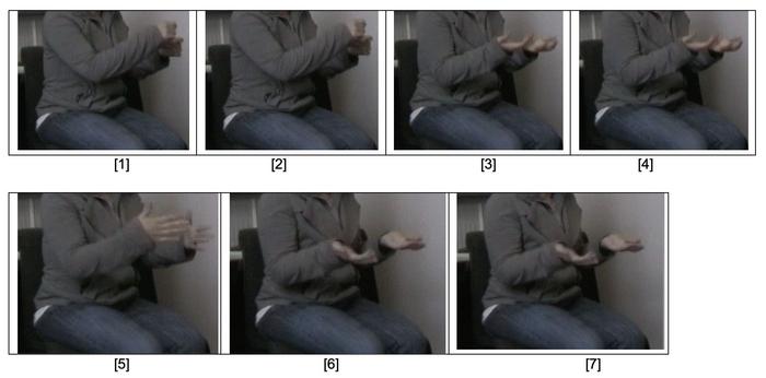 Example gestures from the study.