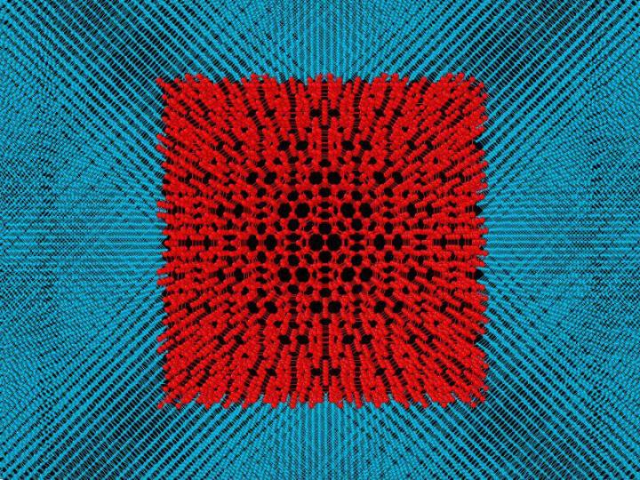 Fullerite Inside Diamond