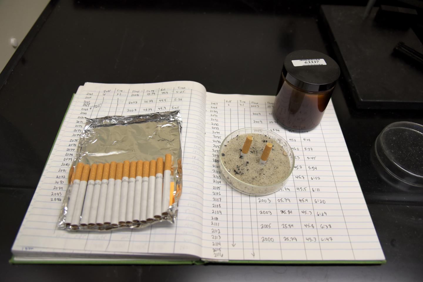 Cigarettes in the NIST Lab