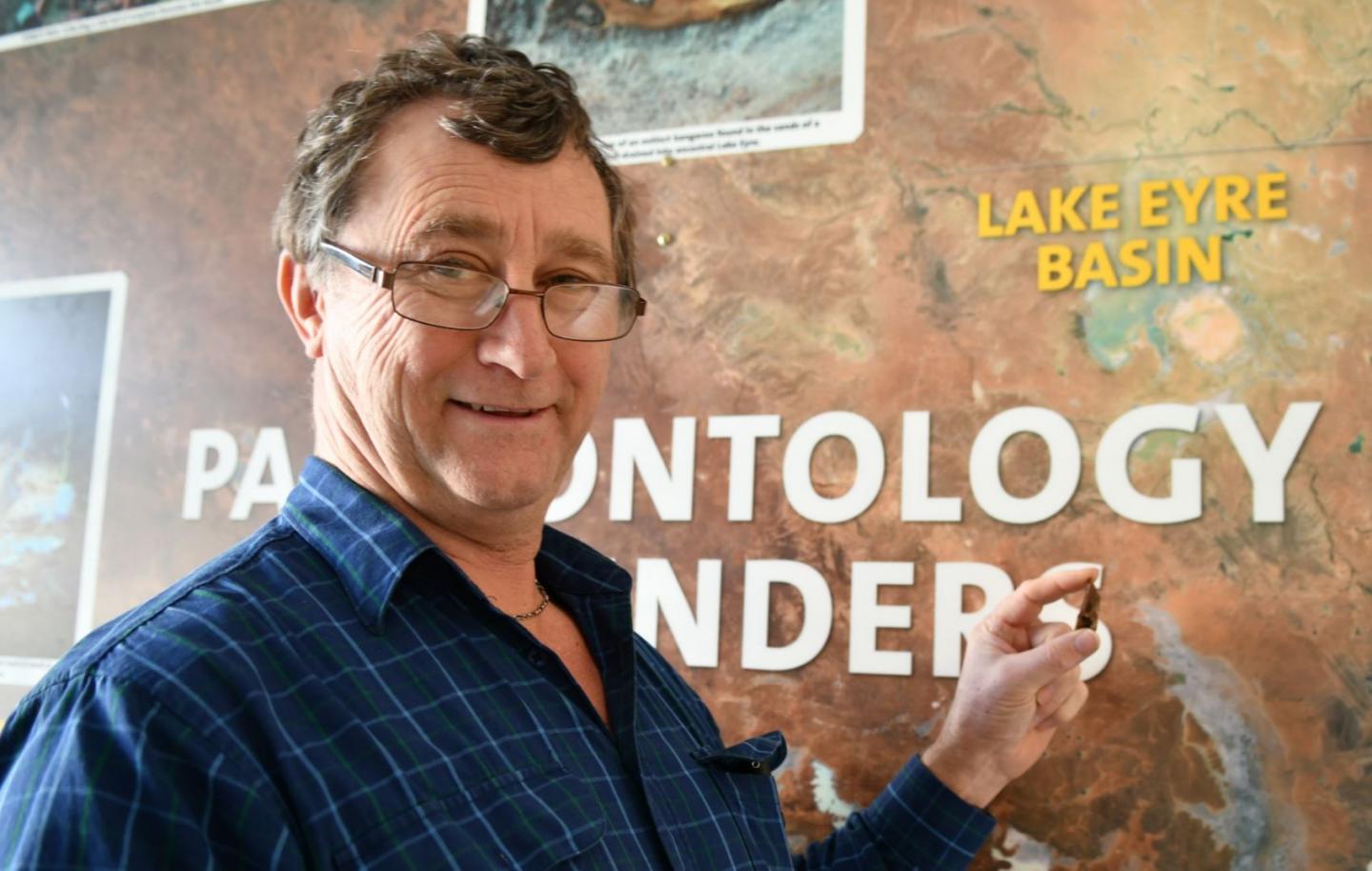 Flinders University vertebrate palaeontologist Associate Professor Trevor Worthy