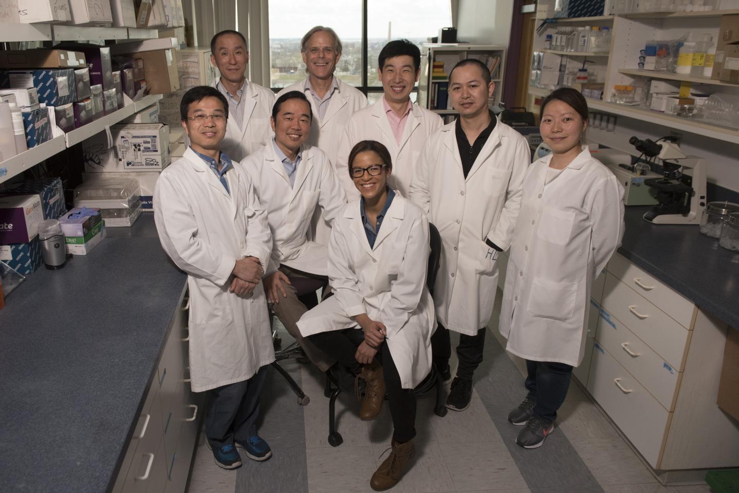Zhe Han, Ph.D., and His Lab