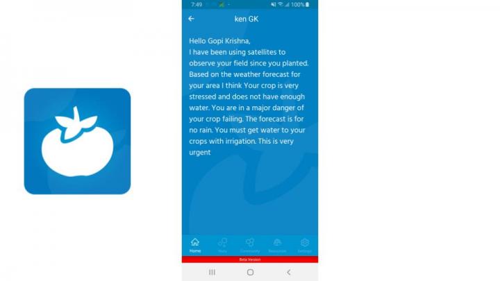 PlantVillage Nuru App Screenshot