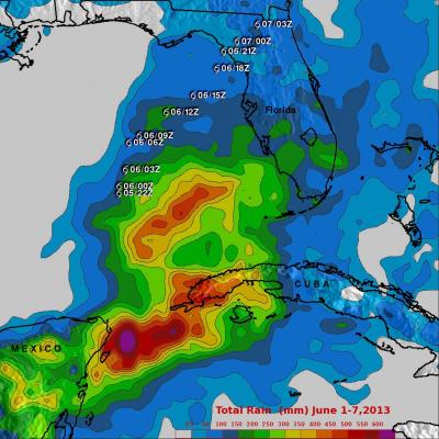 TRMM Sees Rain Over Cuba