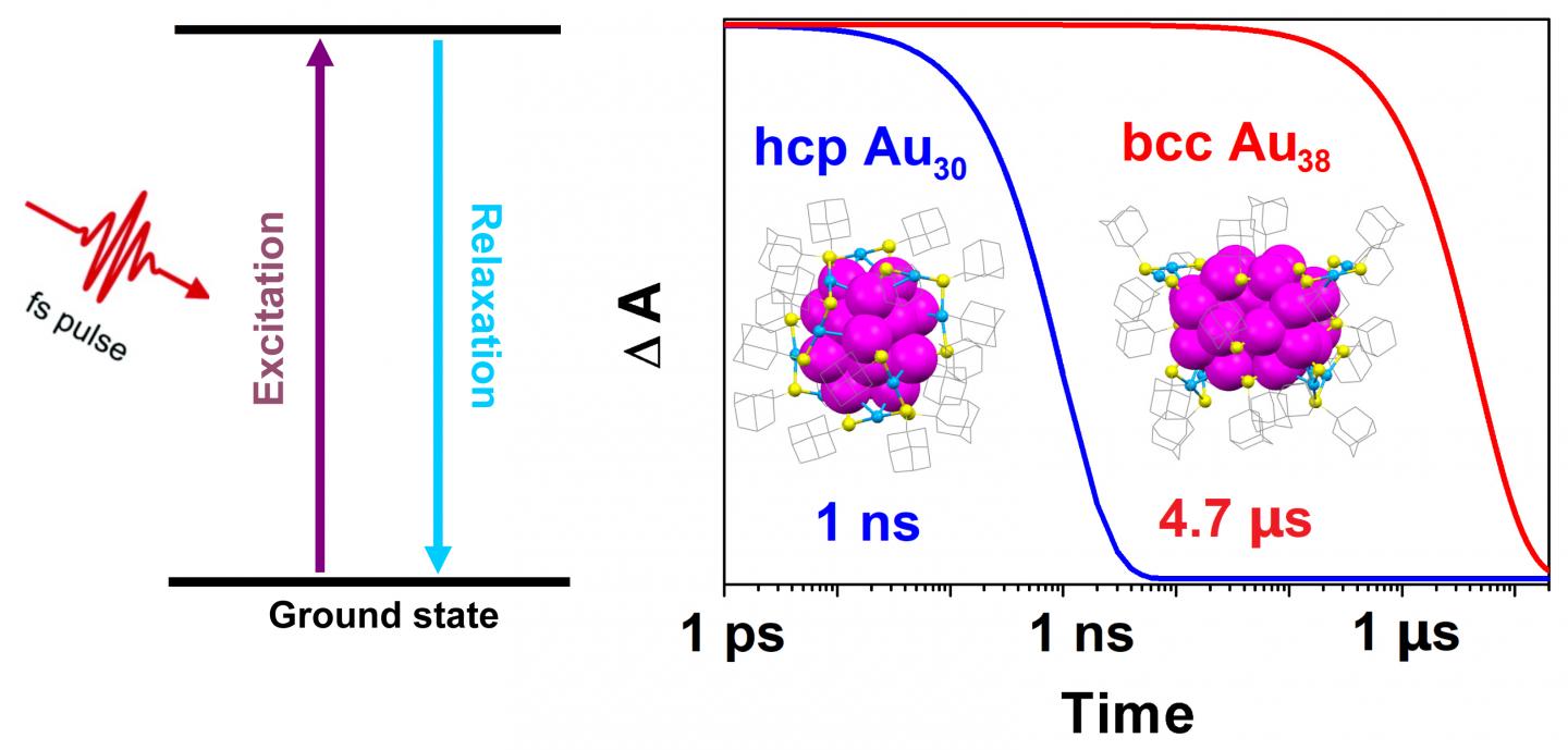 Manipulating the Quantum States of Gold Nanoclusters