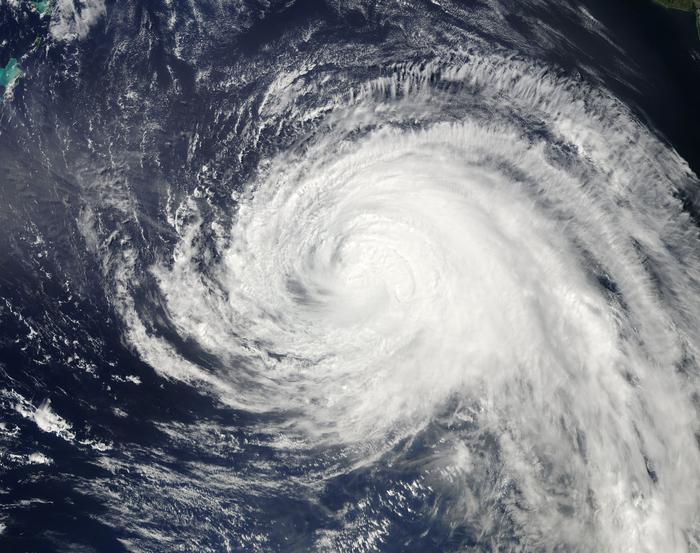 Hurricane Igor over Bermuda