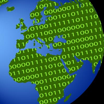 Globe/Data Illustration