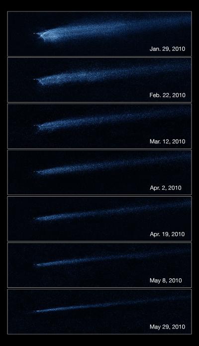 Hubble Captures Aftermath of Asteroid Collision