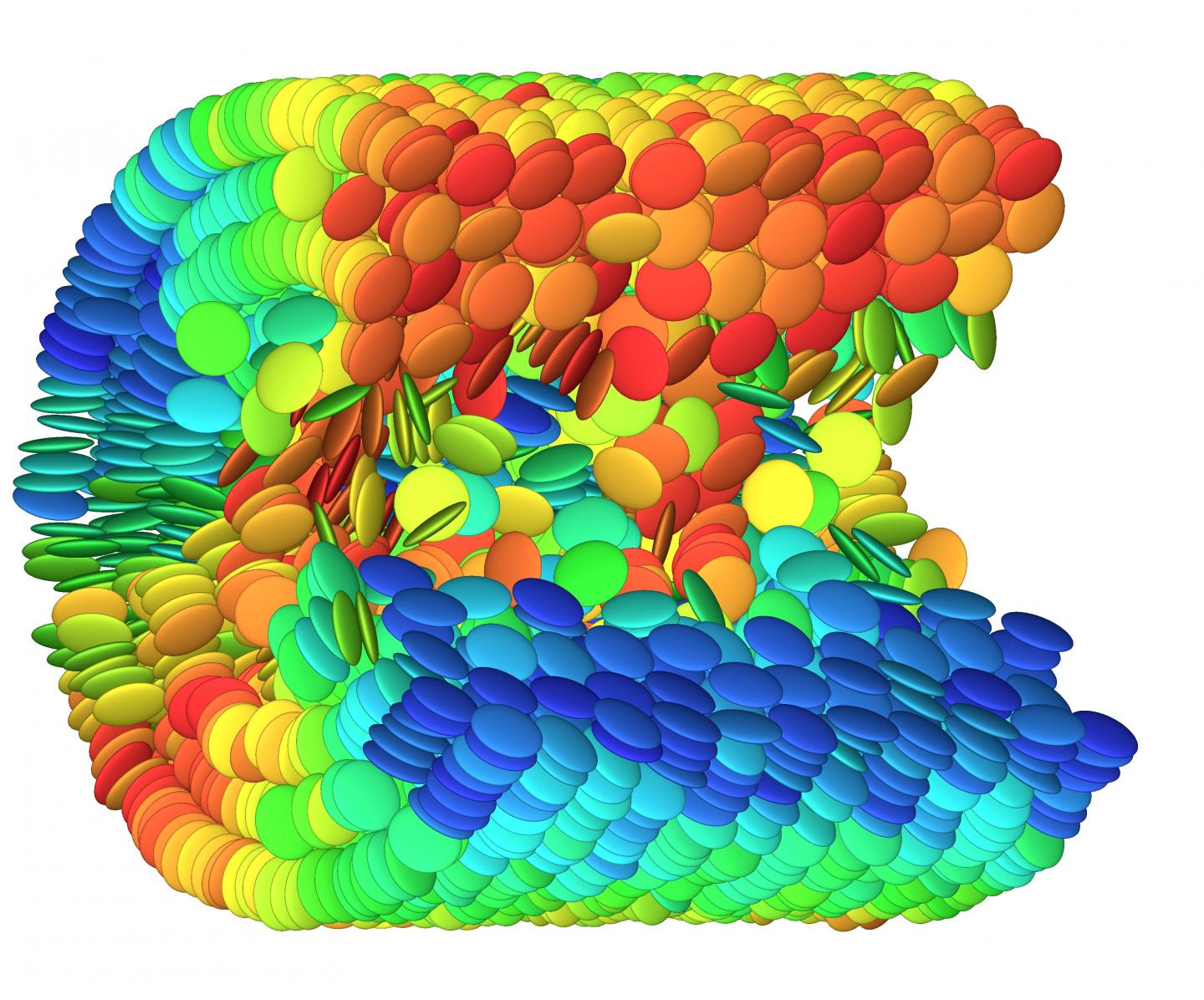 Liquid Crystal Molecules Form Nano Rings