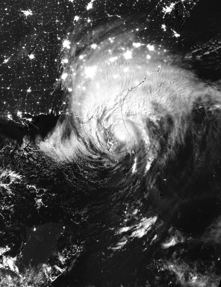 Suomi NPP Nighttime Image of Irma