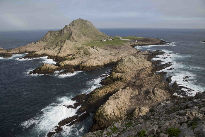 View of Southeast Farallon Island from West End
