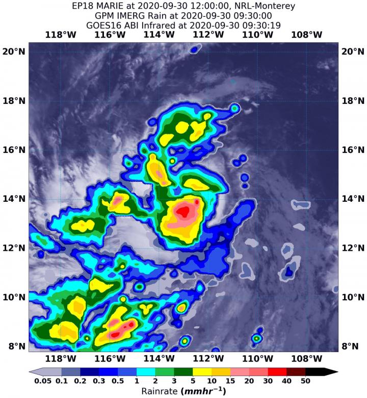 GPM image of Marie