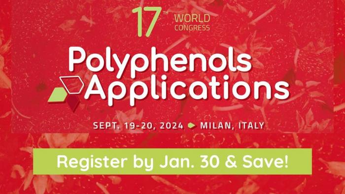 Polyphenols Applications 2024 Early Bird Registration